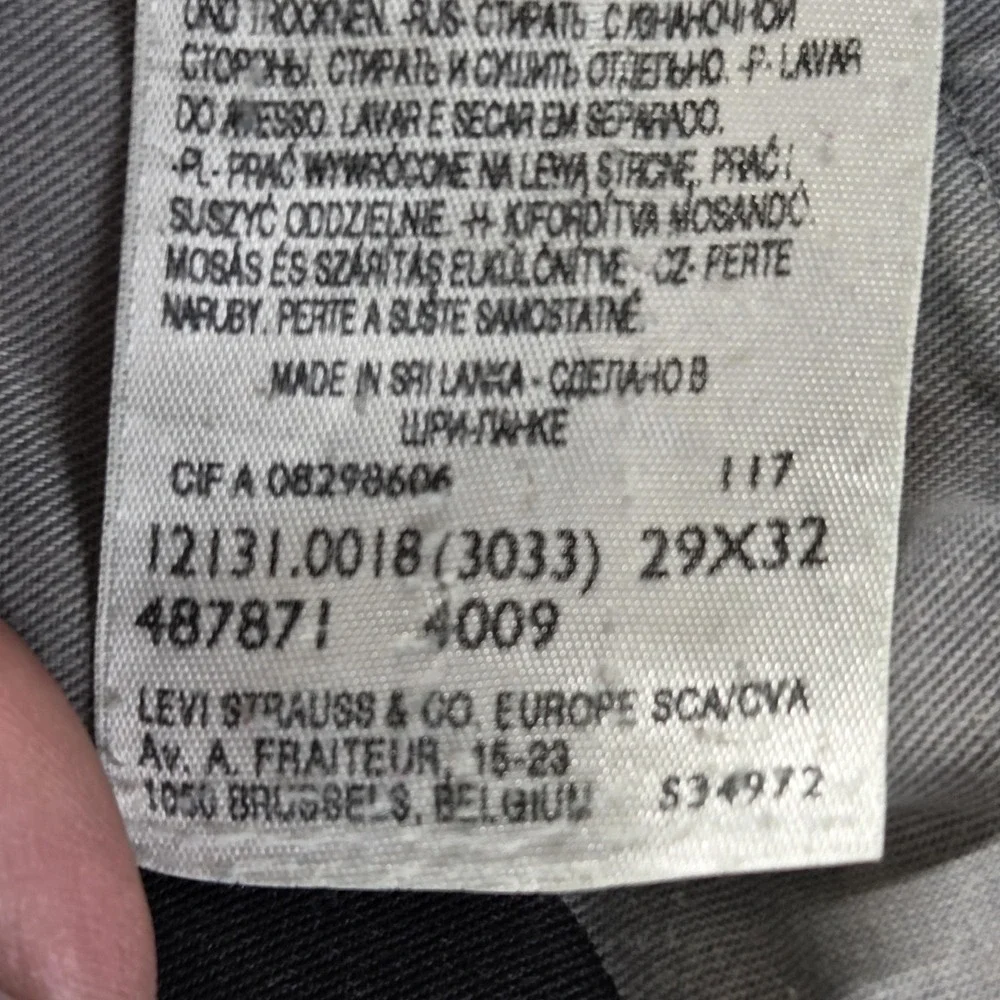 Vintage Levis Engineered Jeans Mens 29x32 Blue Twisted Medium Wash